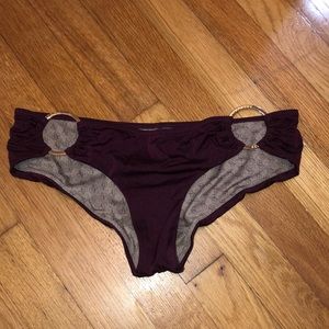 Purple swim bottoms